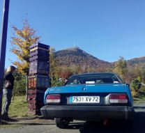Totem au pied du Puy de Dome, ou sont les indiennes.